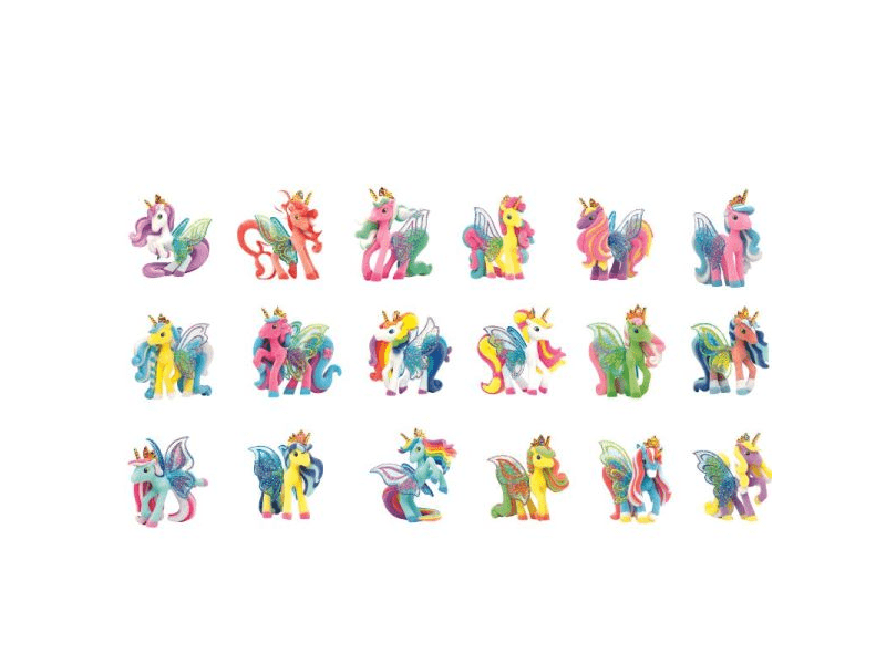 Unikornis Swarovski kristállyal, többféle