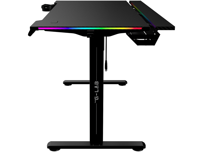 The G-Lab K-Desk Platinium Gamer asztal, 140x75cm