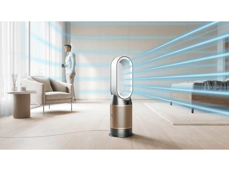 Hot+Cool légtisztító, 40W, fehér/arany