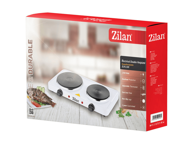 Zilan ZLN2180 Elektromos főzőlap, 15,5/18,5 cm