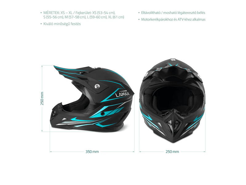 LAMAX Cross Helmet S Sisak (LXOAAKQNNNNCAHELMS)