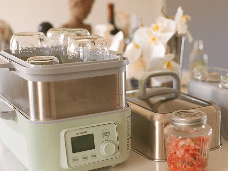 Buydeem G564-CG/EU Elektromos ételpároló, zöld