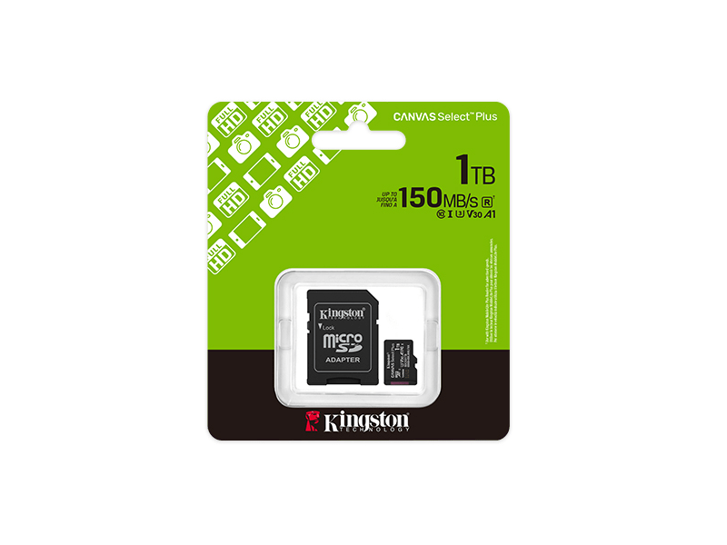 Kingston Canvas Select Plus microSD kártya, 1 TB (SDCS3/1TB)