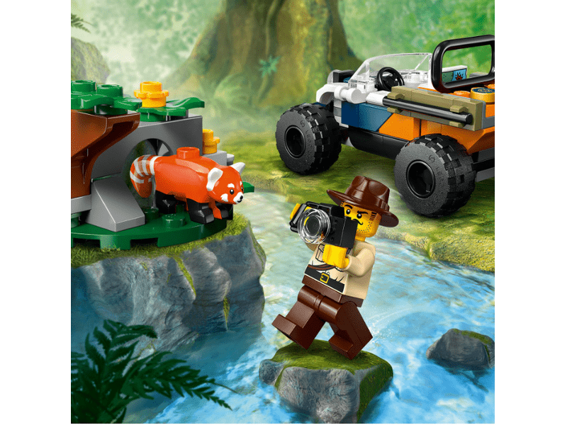 LEGO® City ® Dzsungelkutató ATV - vörös macskamedve akció (60424)