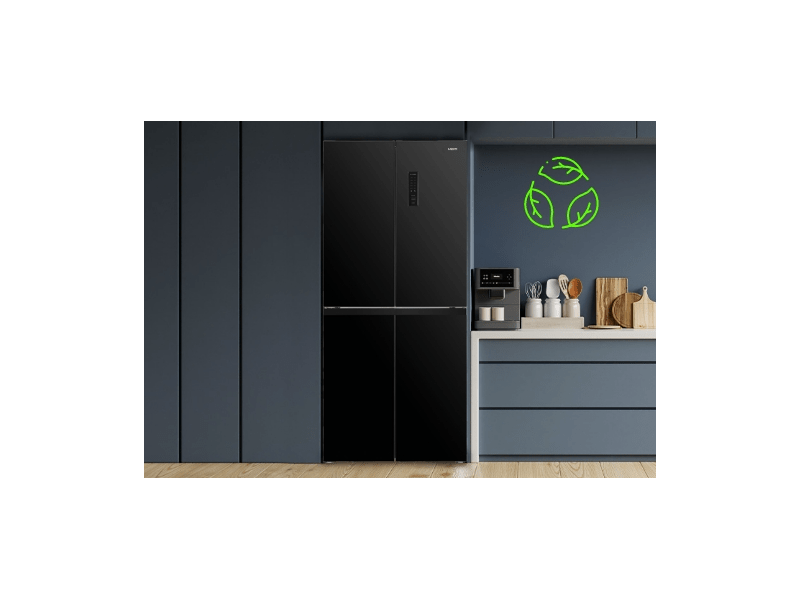 MPM MPM-404-SBF-09 Side by side hűtőszekrény, fekete