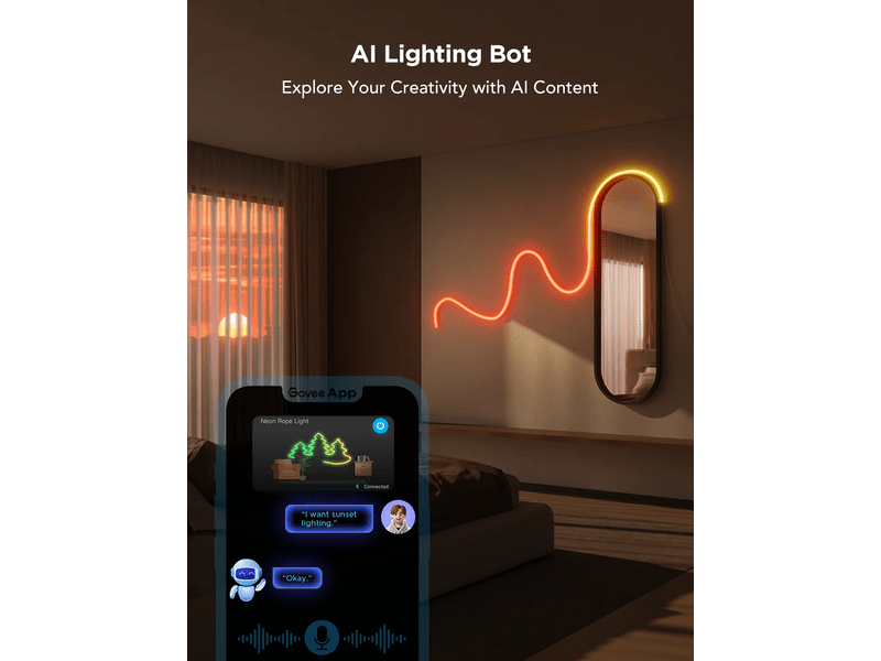 Govee Neon Rope Light 2 H61D5301, 5 m