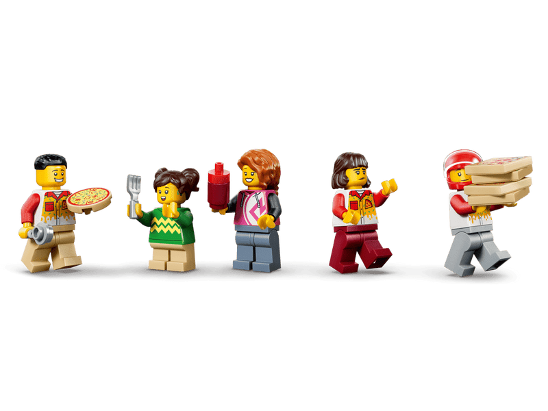LEGO® City Pizzéria kiszállító járművekkel (60496)