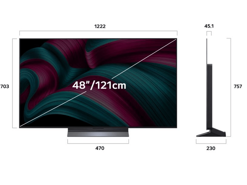 LG OLED evo AI OLED48C51LA 48