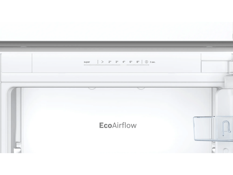 Bosch KIN865SE0 Beépíthető alulfagyasztós kombinált hűtőszekrény