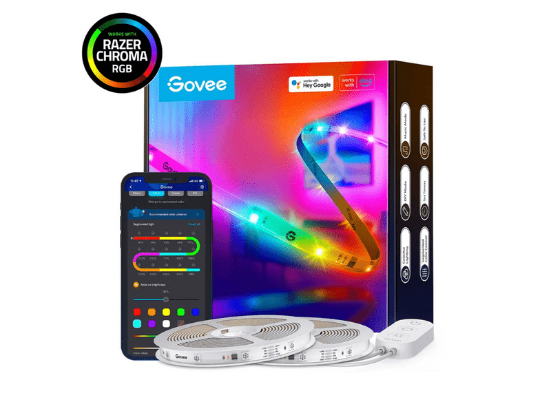 Govee RGBIC Pro H619A Smart LED szalag, 5 m (H619A3D1)