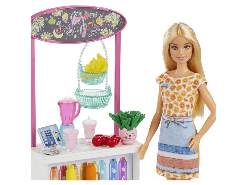 Barbie: Feltöltődés, Smoothie bár játékszett (GRN75)