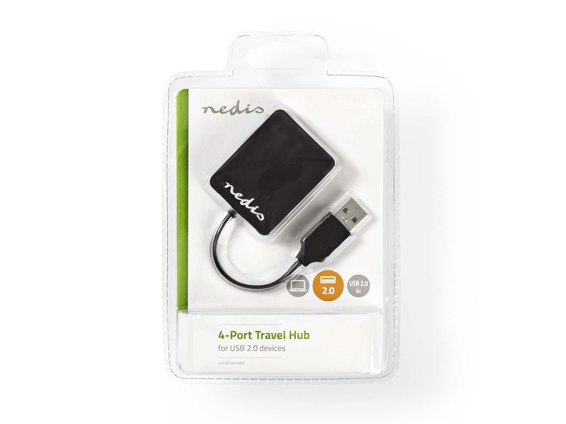 Nedis4-Port USB-A 2.0 Hub