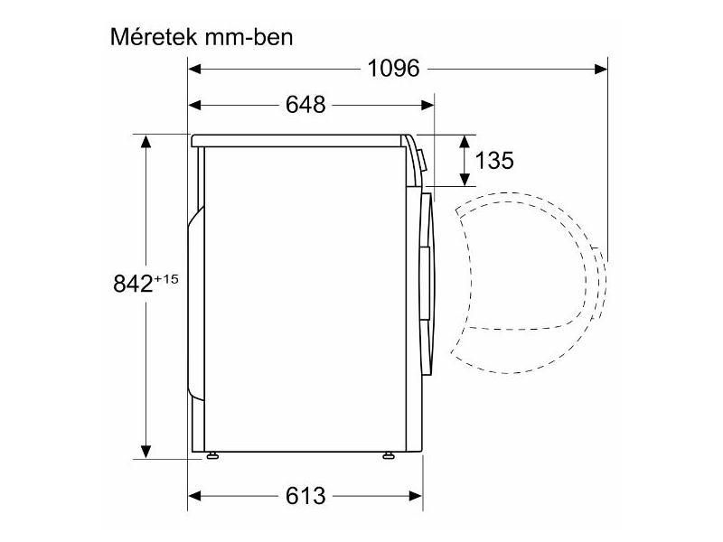 Bosch WQG24590BY Hőszivattyús Szárítógép