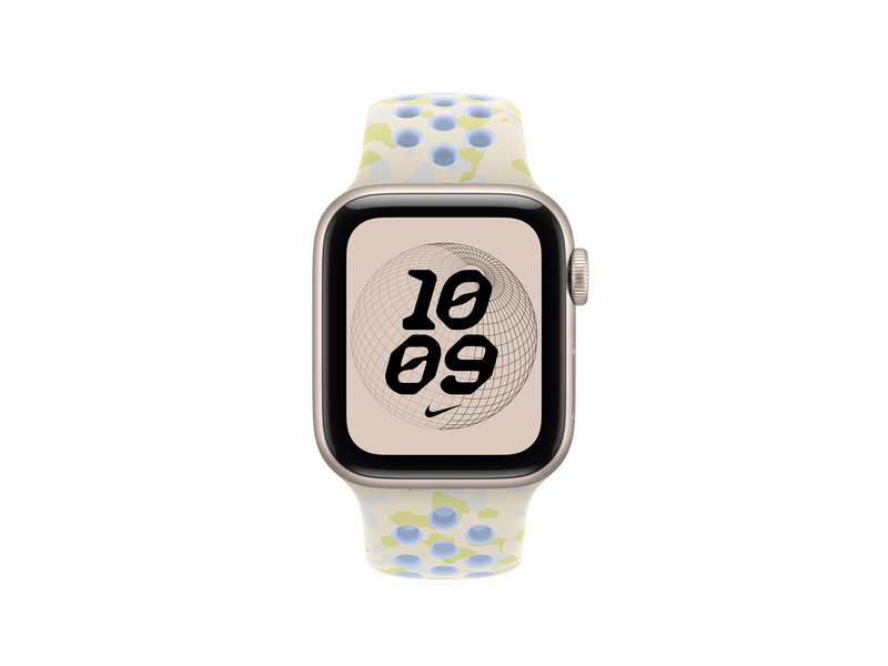 Apple Watch 40 mm‑es pasztellkrétaszín Nike sportszíj, S/M (MKT74ZM/A)