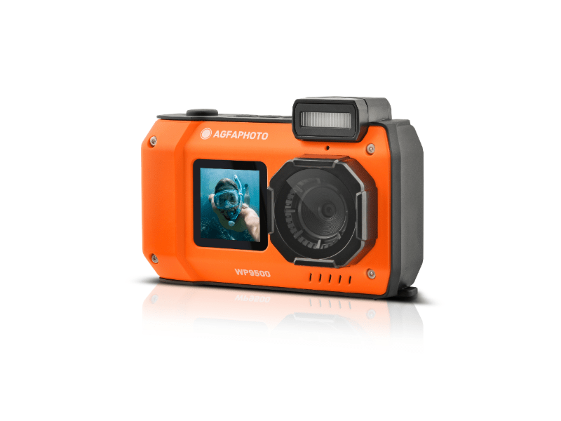 AgfaPhoto Realishot WP9500 vízálló digitális fényképezőgép, narancssárga