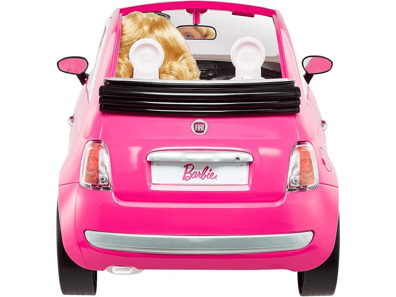 Barbie: Fiat 500 autó Barbie babával (GXR57)