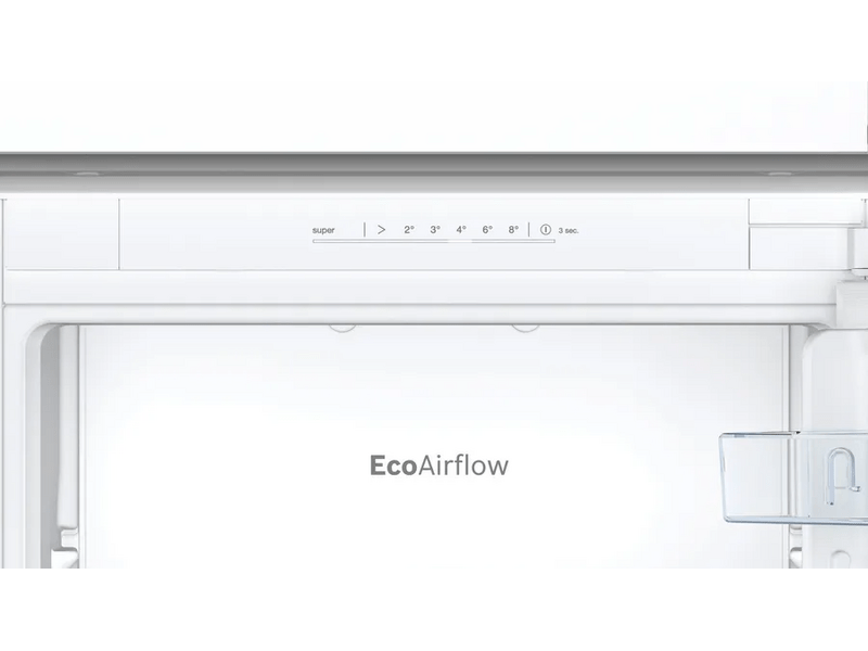 Bosch KIN86NSE0 Beépíthető alulfagyasztós kombinált hűtőszekrény