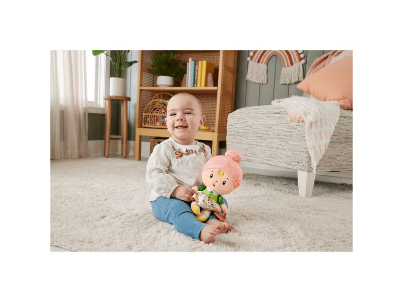 Ölelnivaló baba, szivárvány rágókával (HXK44)