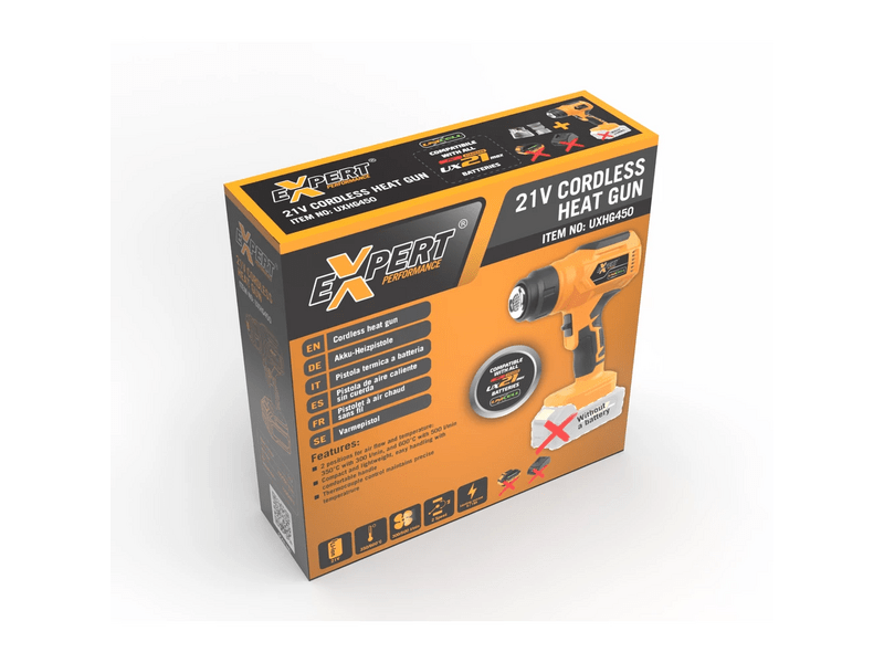 Expert UXHG450 Akkumulátoros hőlégfúvó