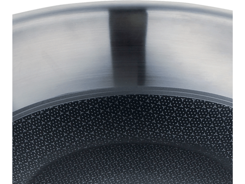Bergner Masterpro Hi-Tech BGMP-1634 Wok serpenyő, 28x8 cm