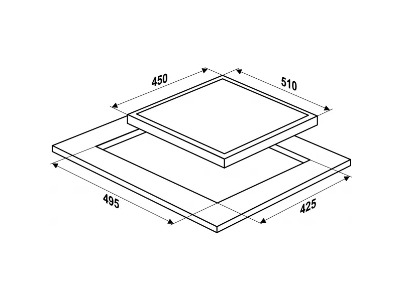 MPM MPM-45-IM-14 Indukciós főzőlap, fekete
