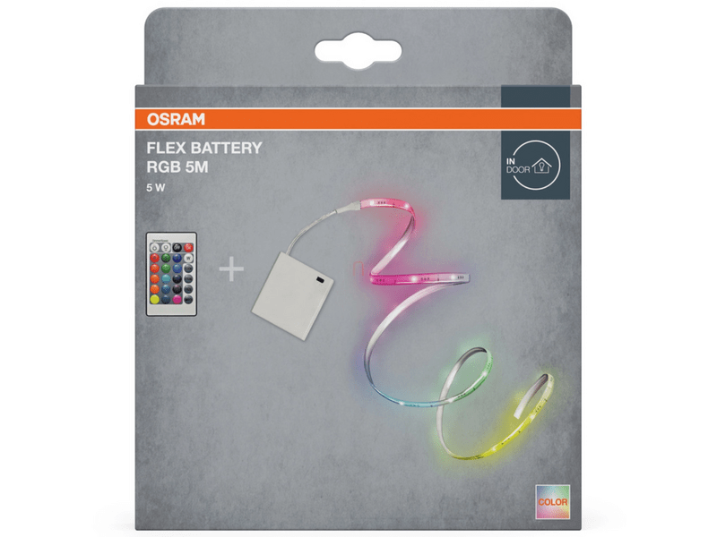 Osram Flex Battery 5M RGB Remote Control LED Szalag, elemes