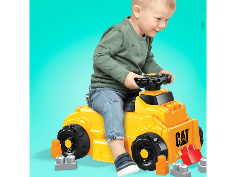 Mega Bloks: Caterpillar bébitaxi építőkockákkal (HDJ29)