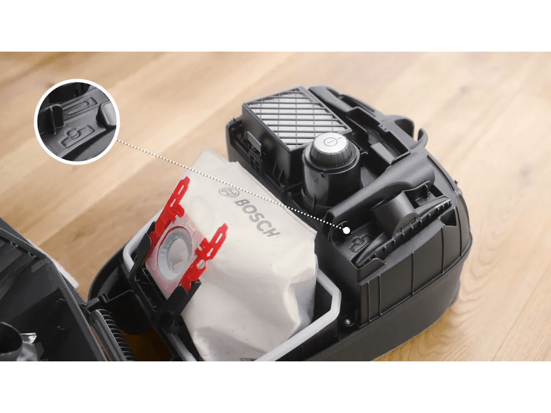 Bosch BGL41HYG2H ProHygienic Porzsákos porszívó, fehér