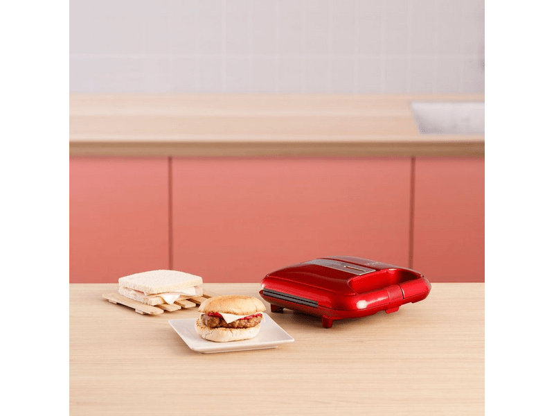 Solac SD5058 aparat za sendviče, crveni