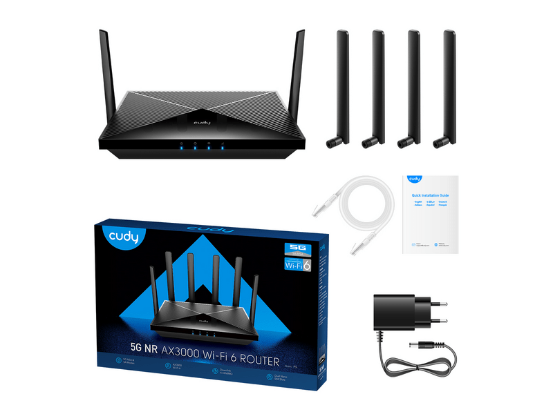 Cudy 216295 P5_EU 5G SA/NSA AX3000 Router
