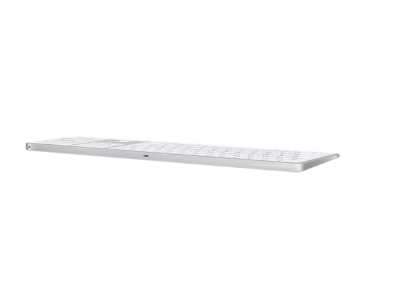Apple (MK2C3LB/A) Magic Keyboard Touch ID-val és számbillentyűzettel Apple chipes Machez, fehér (angol)