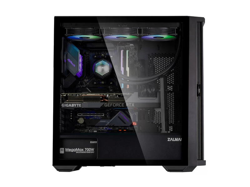 Zalman Z10 Midi ATX Z10 Ház, Fekete