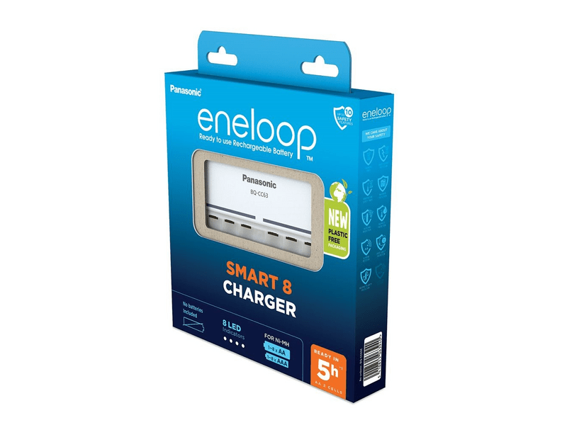 Panasonic eneloop BQ-CC63E 1-8 AA/AAA Akkumulátor töltő