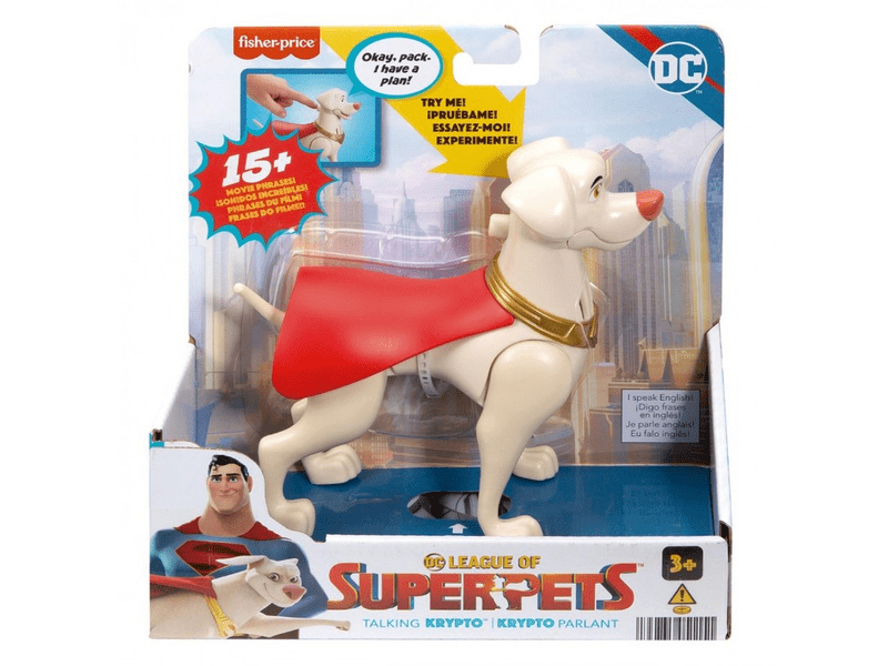Fisher-Price: DC Szuperállatok Ligája - Krypto a megmentő (HJF30)