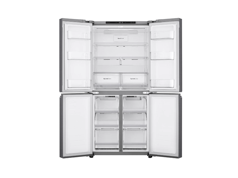 LG GMB844PZFG Alulfagyasztós 4-ajtós hűtőszekrény, 530L, Ezüst