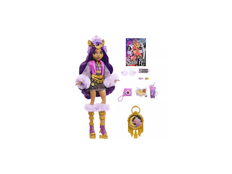 Monster High: Monster Mulatság - Clawdeen baba (HXH80)