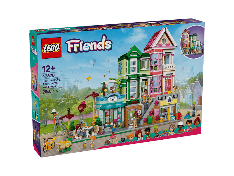 LEGO® Friends Apartmani i trgovine u Heartlake City (42670)