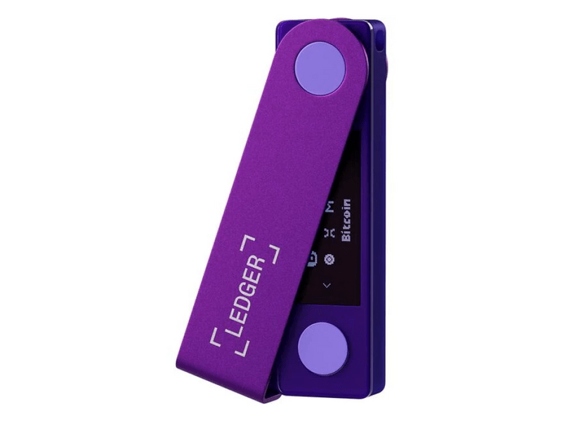 Ledger Nano X Crypto tárca, lila