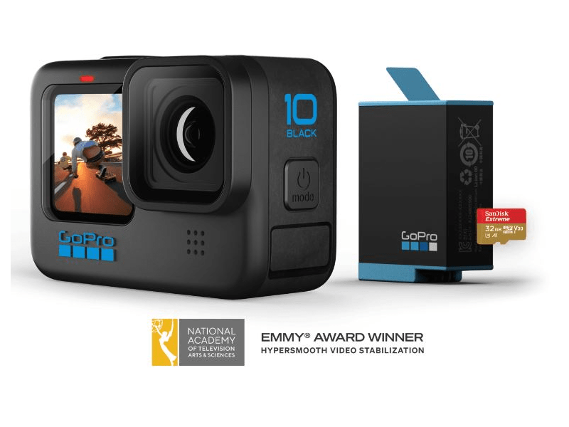 GoPro Hero10 Kamera, fekete (CHDHX-101-RW)