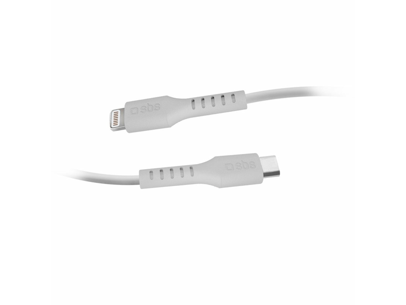 SBS USB-C/Lightning kabel, 1 m, bijeli (TECABLELIGTC1W)
