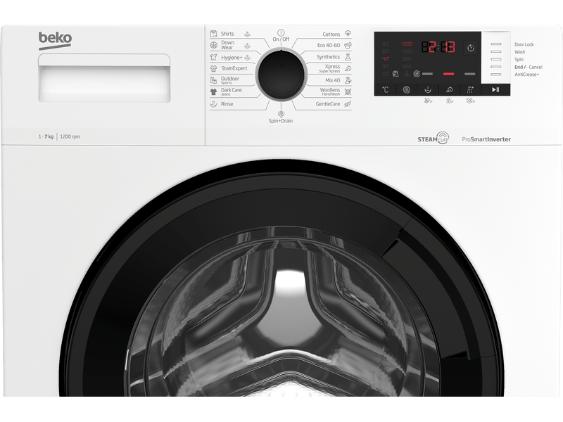 Beko WUE7612XBWS Elöltöltős mosógép