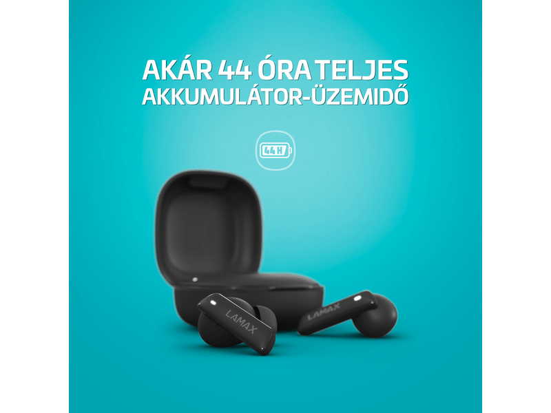 LAMAX Clips1 ANC TWS fülhallgató, fekete