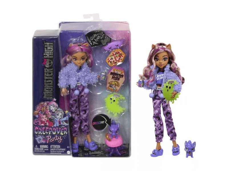 Monster High: Creepover party baba - Clawdeen Wolf (HKY67)