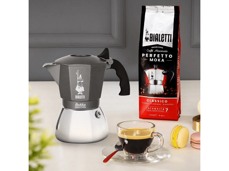 Bialetti 7317 Brikka Indukciós kotyogós kávéfőző, 4 adagos