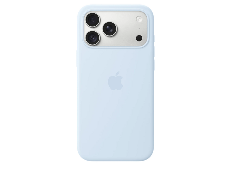 Apple iPhone 18 Pro Max szilikon tok, MagSafe-rögzítésű, búzavirágkék (MK934ZM/A)