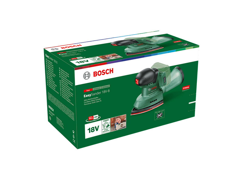 Bosch Easy Sander 18V-8 akumulatorska višestruka brusilica (06033E3000)