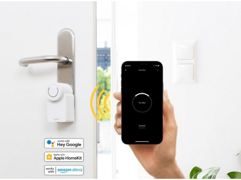 Nuki Smart Lock (4.generációs) okos zár, fehér (SMARTLOCK4-W)
