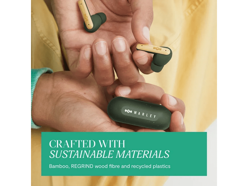 Marley Little Bird True Wireless Fülhallgató, zöld (EM-JE123-GR)