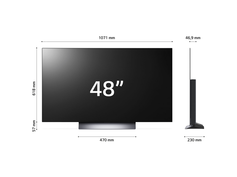 LG OLED48C32LA OLED evo C3 48
