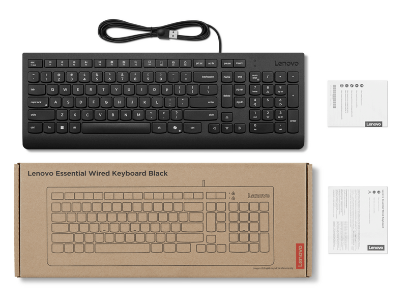 Lenovo Essential Wired Vezetékes billentyűzet (4Y41R64651)